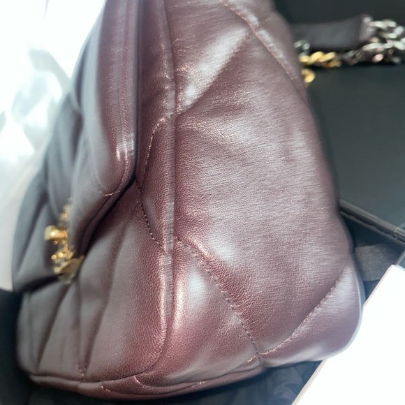 New Chanel 19 Purse brown gold bag chanelbag chanelpurse crossbody handbag - Picture 11 of 17